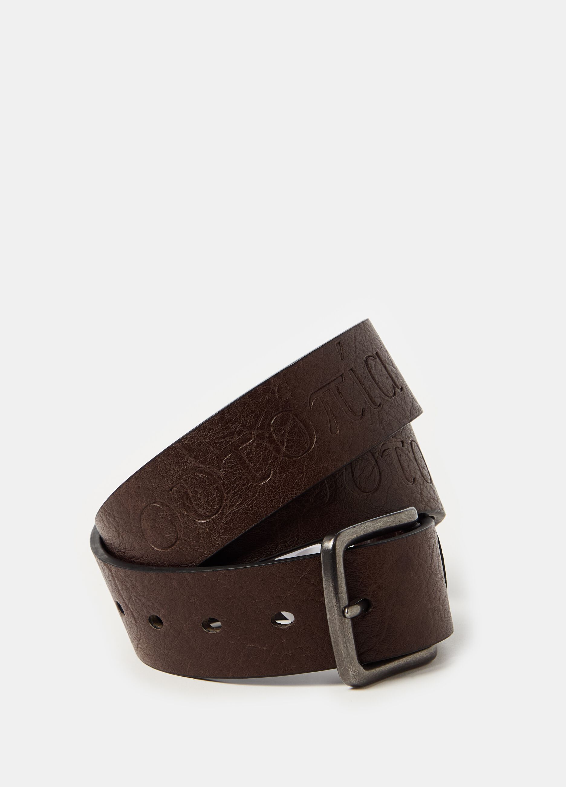 Logo Belt Brown