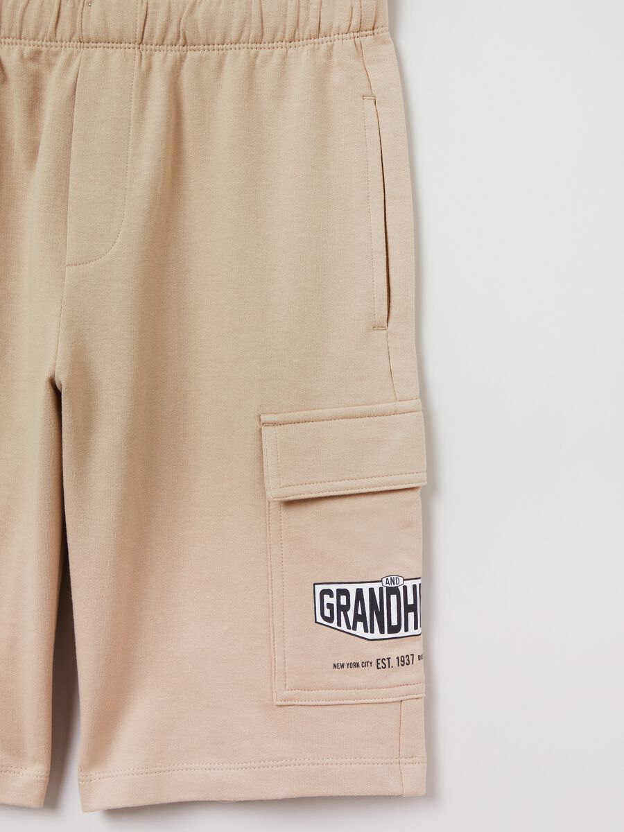 Shorts in cotone con stampa Grand&Hills_2