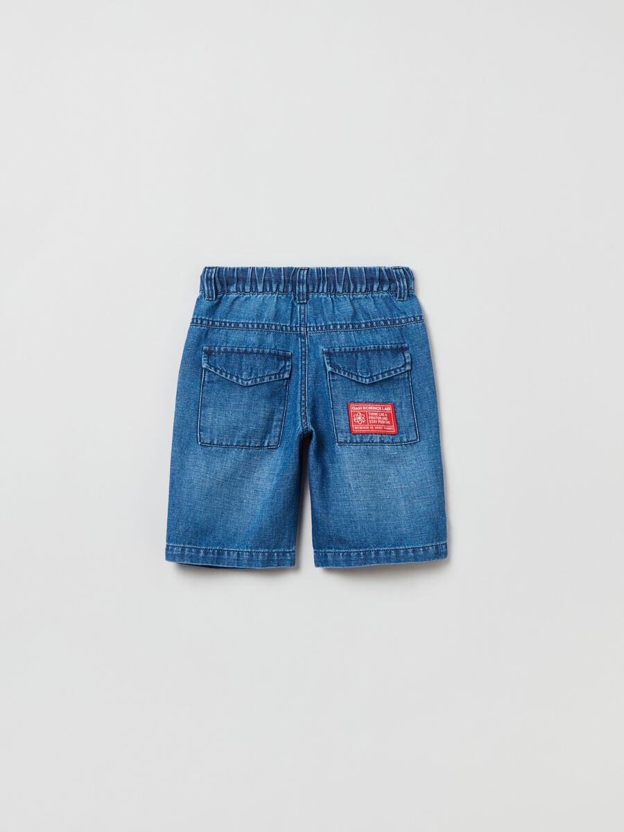 Shorts in denim con coulisse Grand&Hills_1