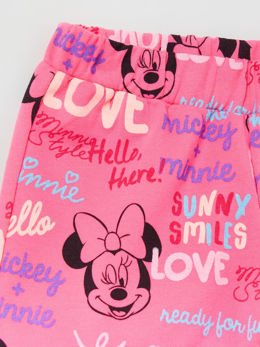 Shorts with Disney Minnie and Mickey Mouse print_2