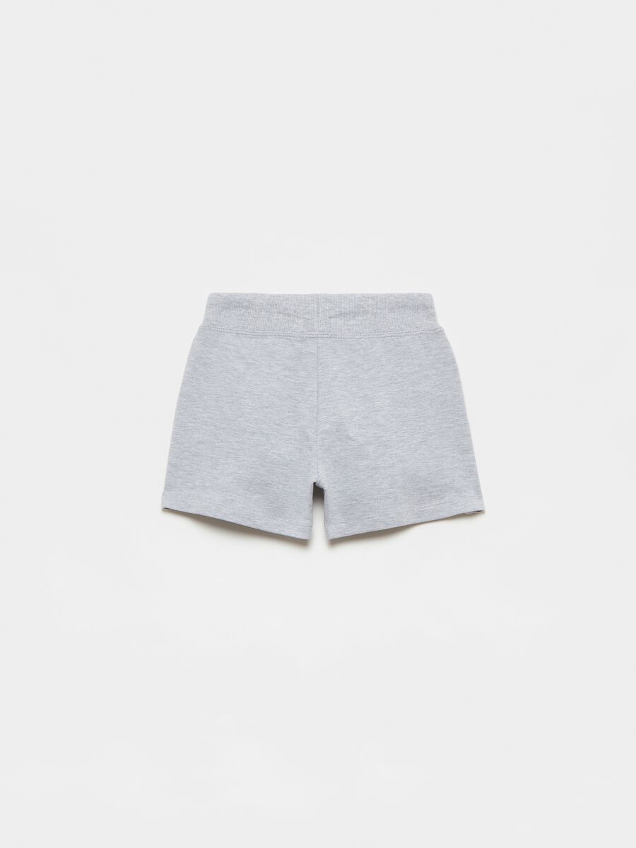 Shorts in French Terry with drawstring_1