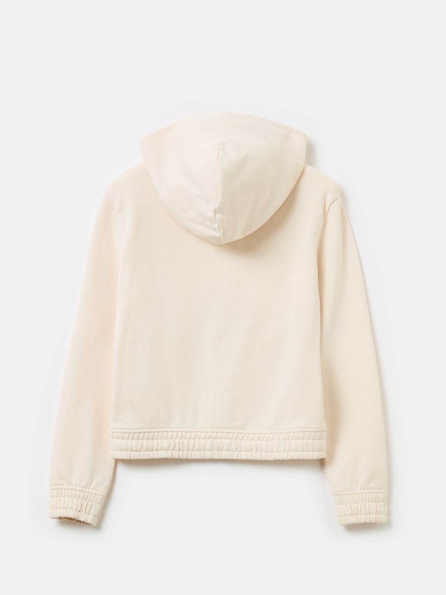 Essential organic cotton full-zip sweatshirt with hood_1