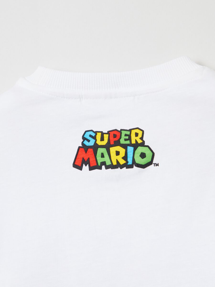 T-shirt with long sleeves and Super Mario print_1