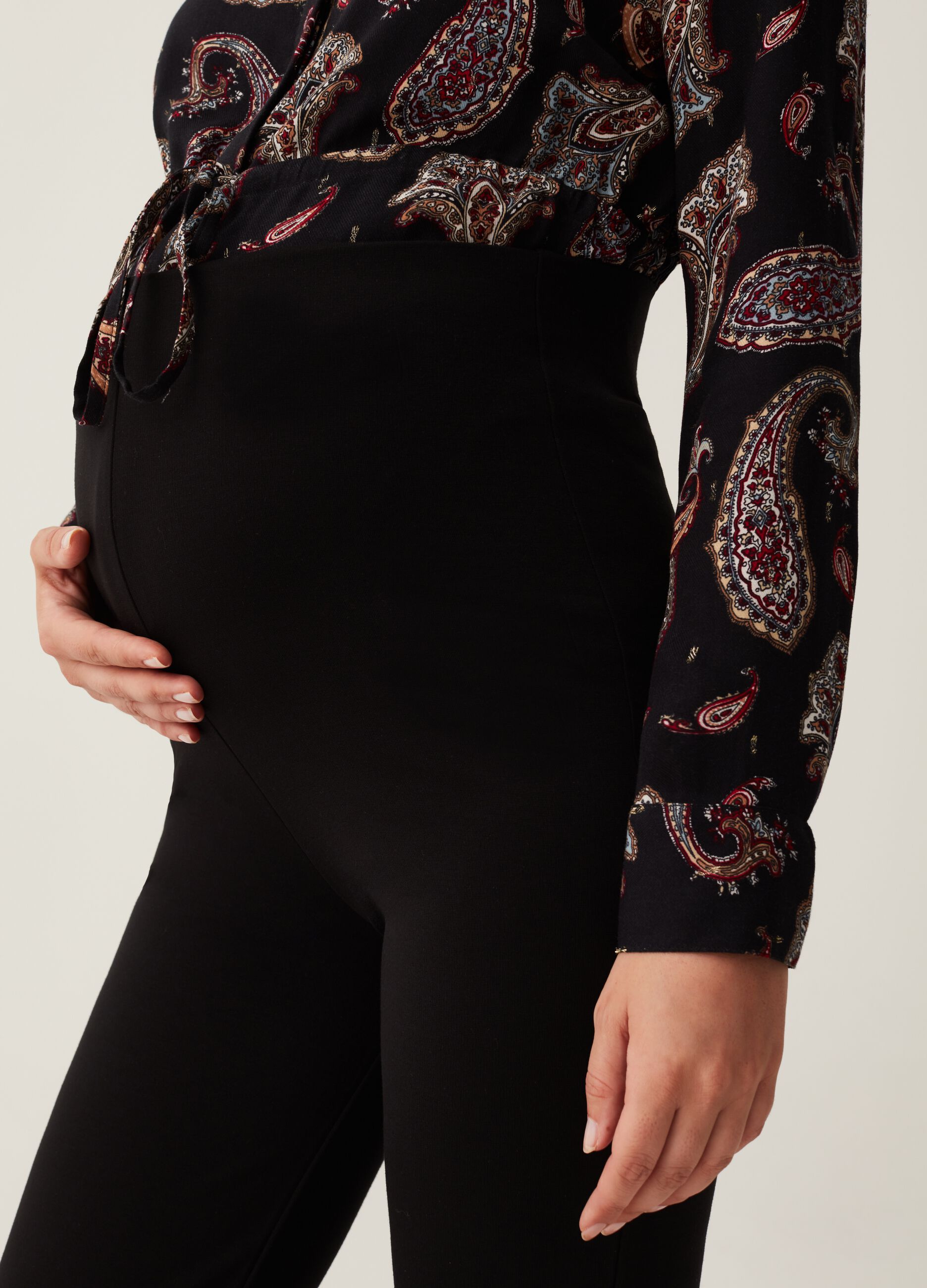 Maternity palazzo trousers