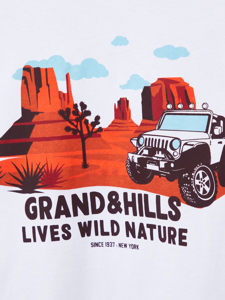 T-shirt con stampa deserto Grand&Hills_2