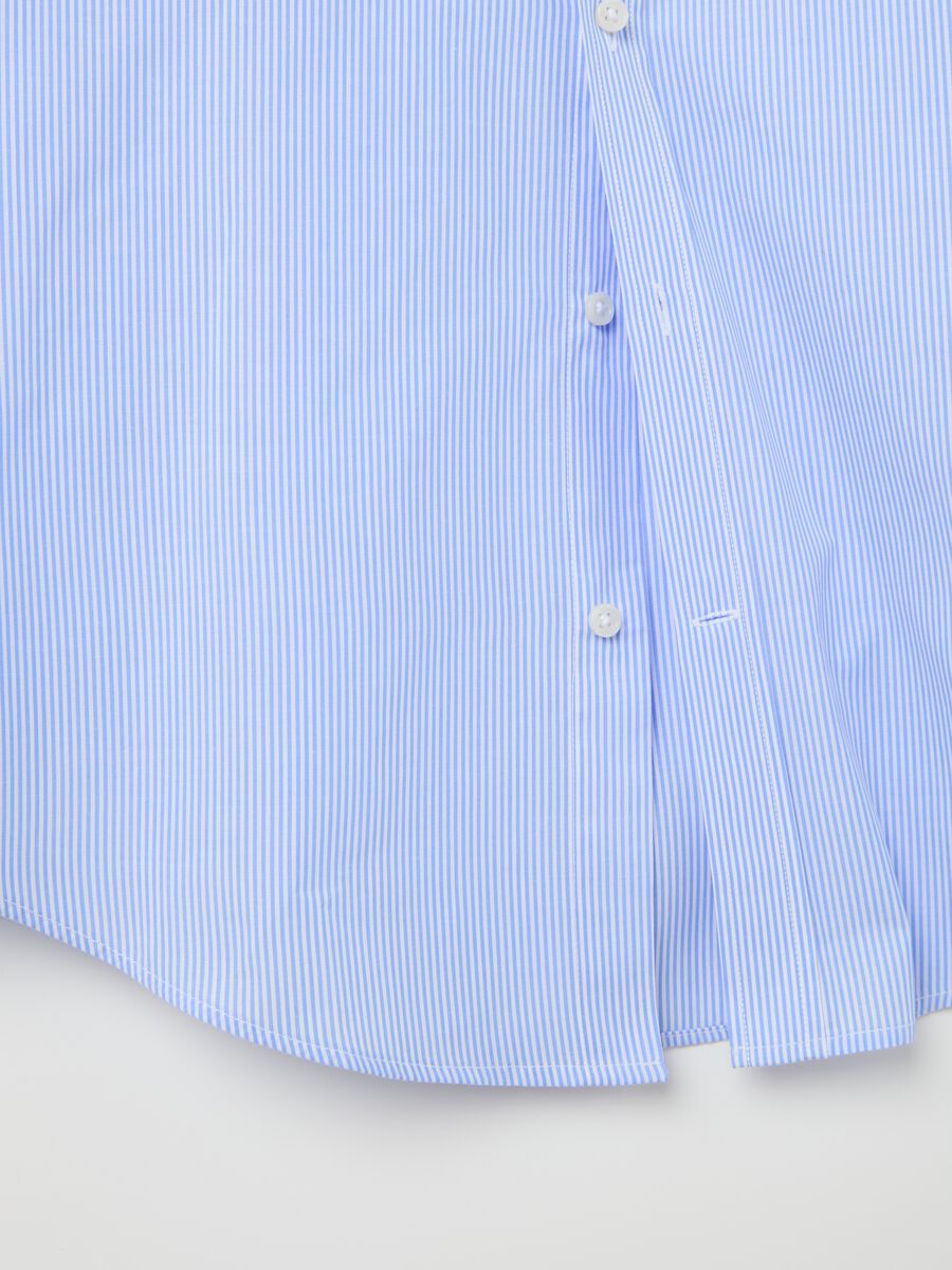 Slim-fit shirt with striped pattern_5