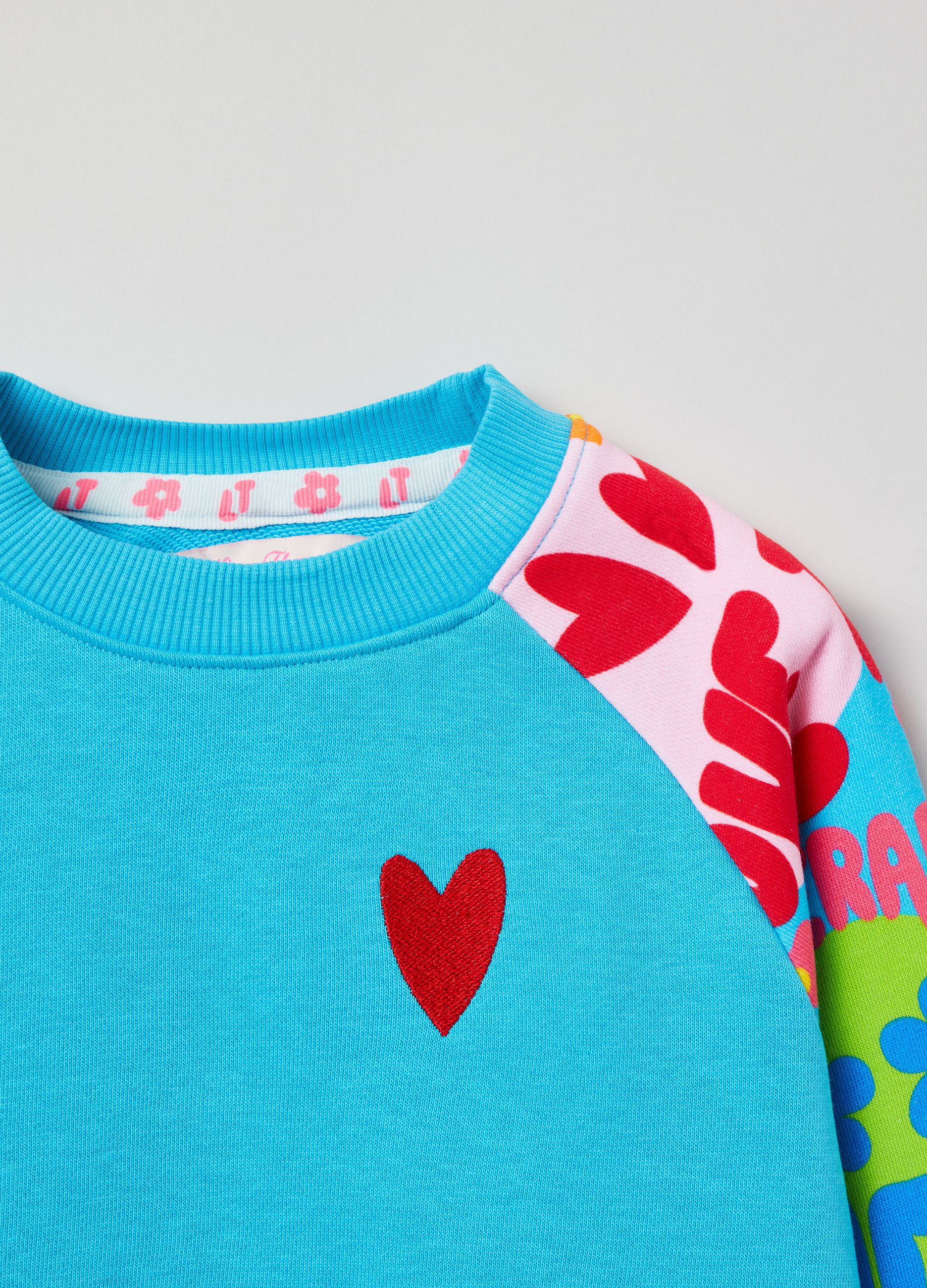 Sweatshirt with Love Therapy print