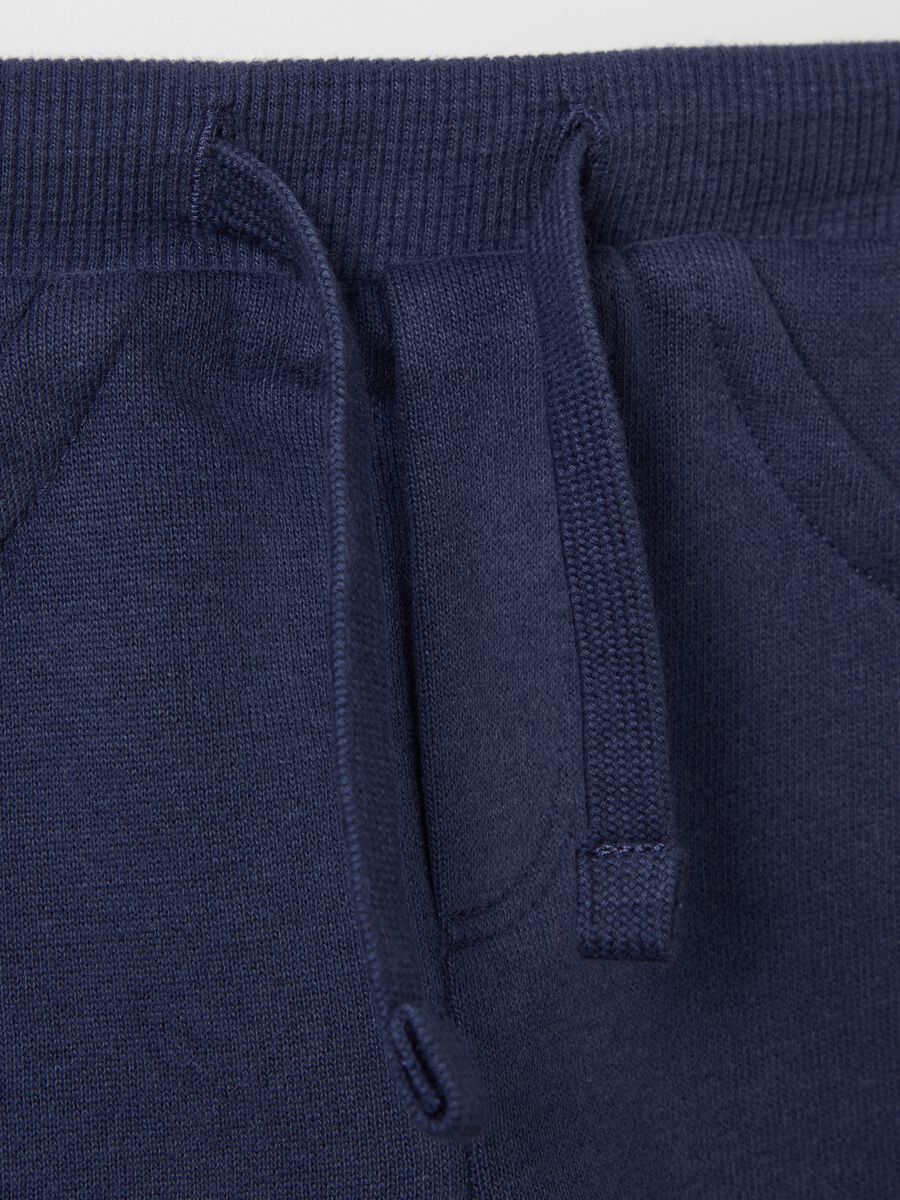 Fleece joggers with drawstring_2