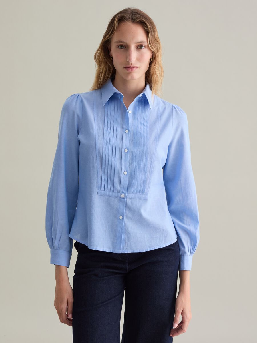 Shirt with pleated detail_3