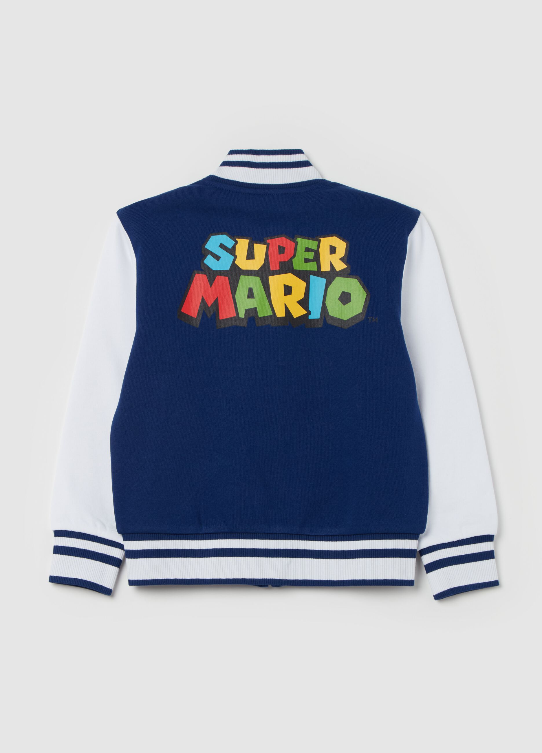 Full-zip varsity con stampa Super Mario™