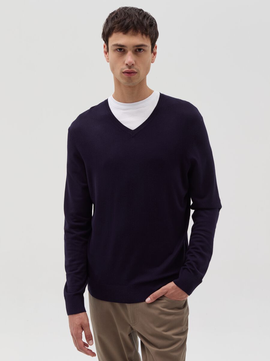 V-neck pullover_1