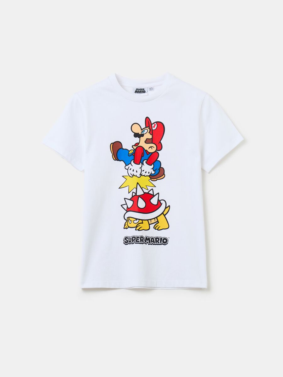 T-shirt in cotone con stampa Super Mario™_0