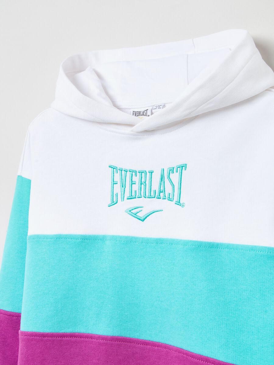 Colourblock sweatshirt with Everlast embroidery_2