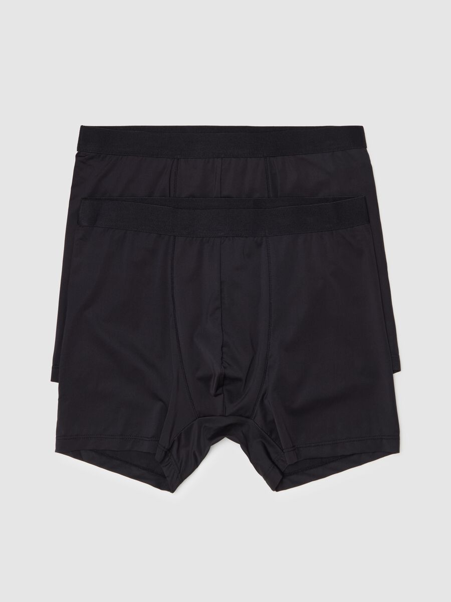 Bipack boxer midi in microfibra stretch_0