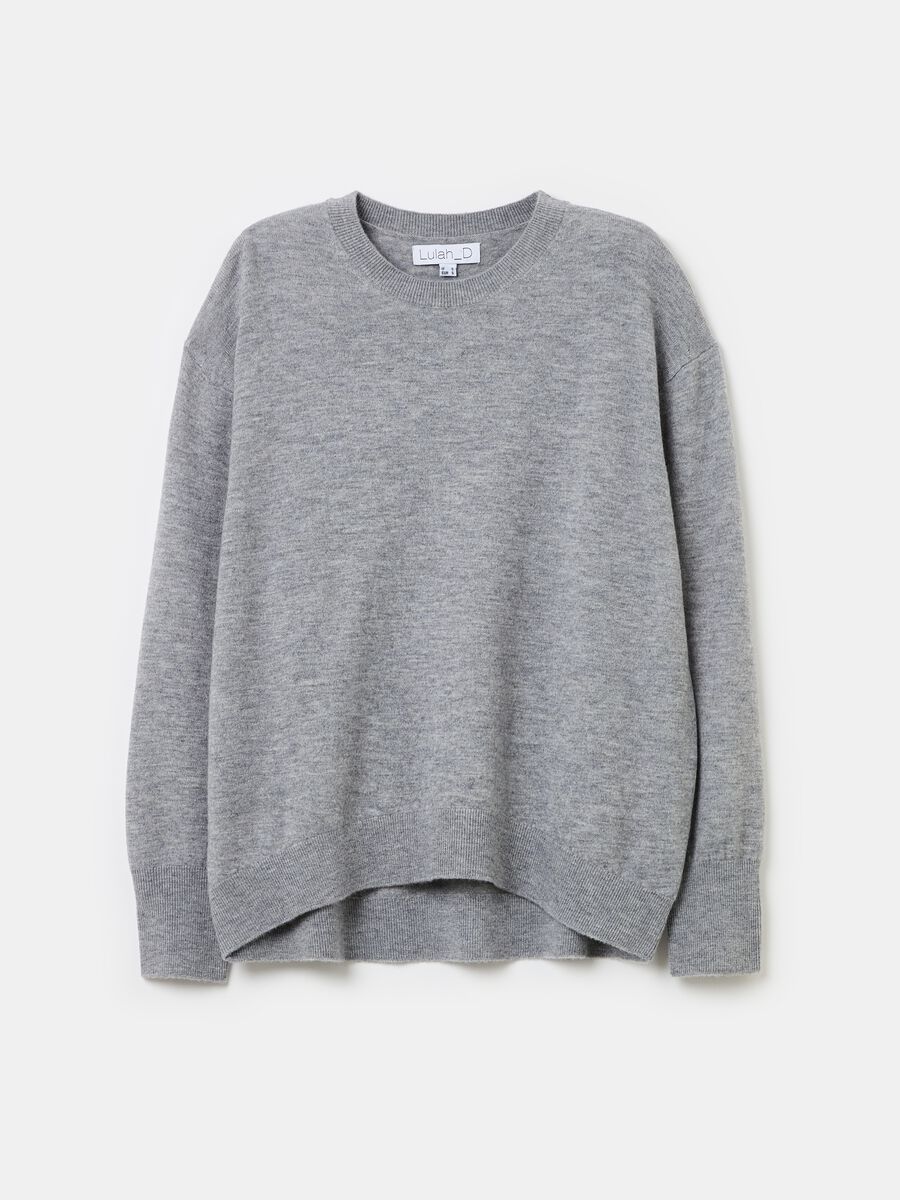 Wool pullover with round neck_4