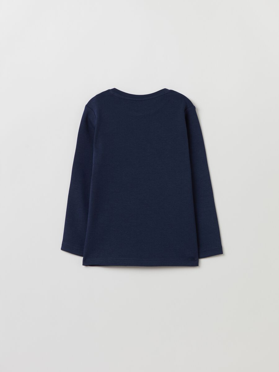 Long-sleeved T-shirt in cotton interlock_1