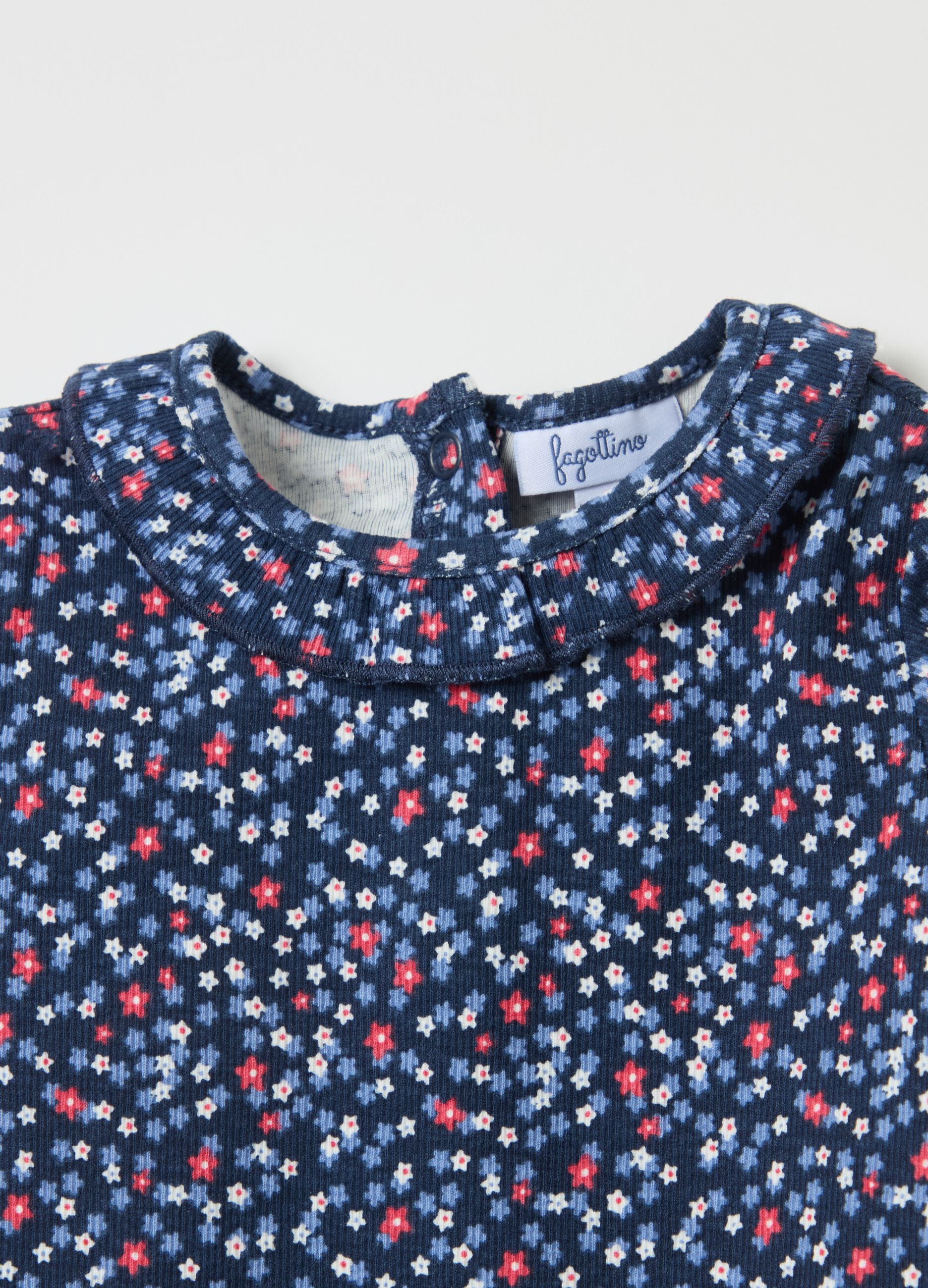 Blusa de pana con estampado