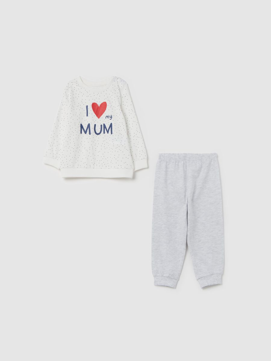 Pijama con estampado I Love Mum_0