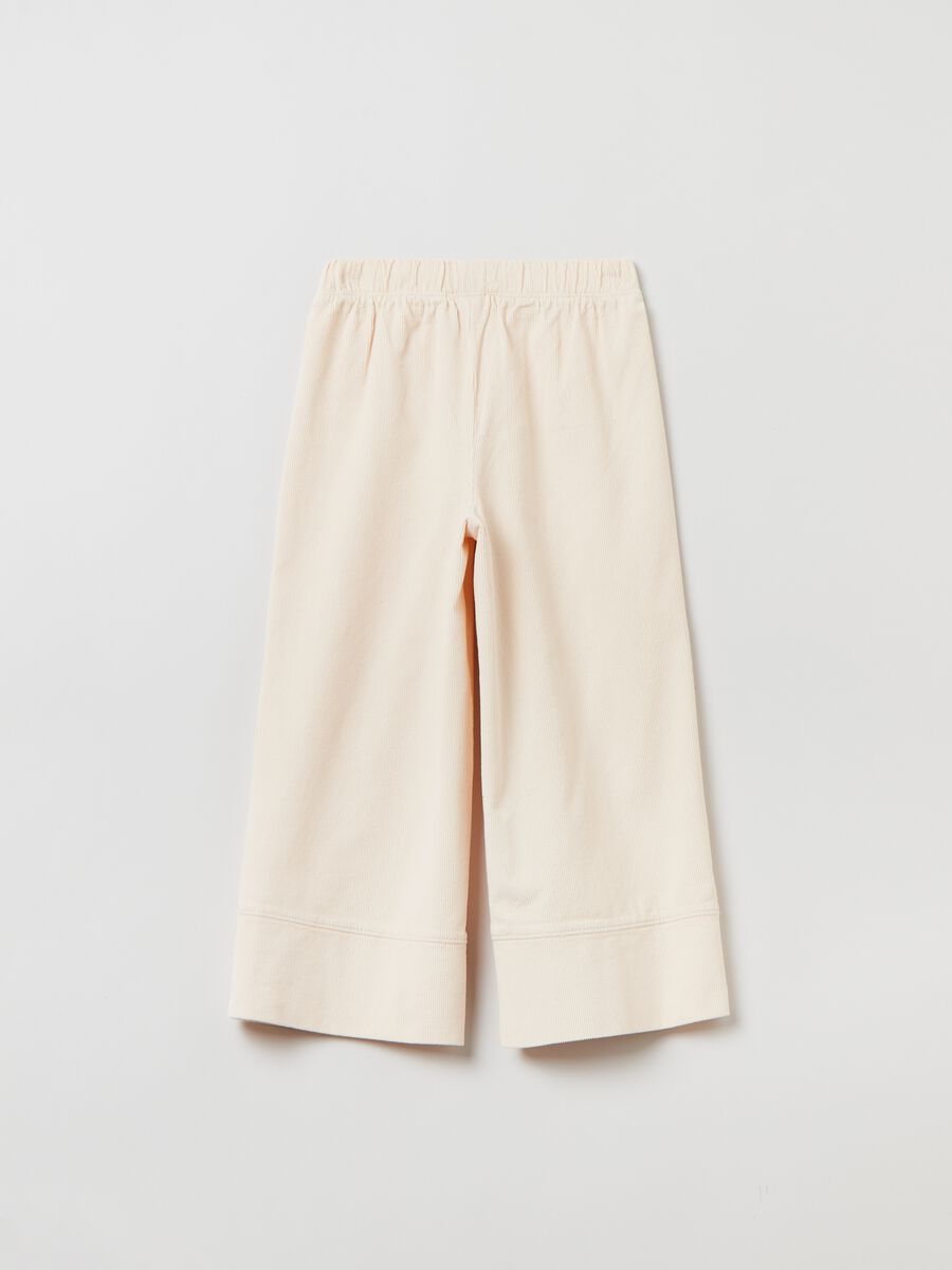 Wide-leg trousers in corduroy_1