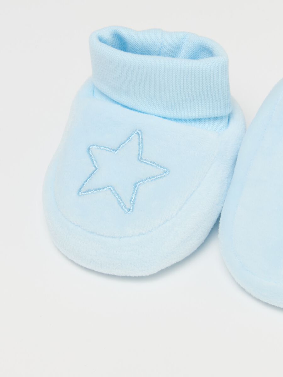 Hat and shoes set with stars embroidery_2