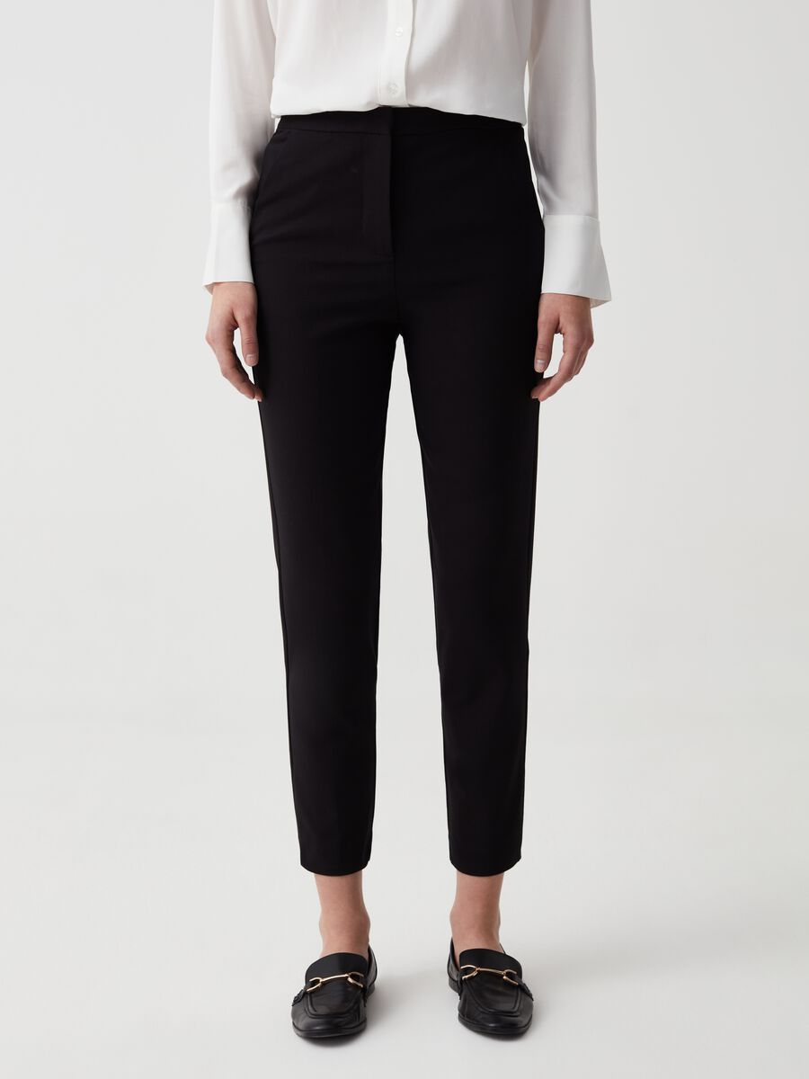 Womens Suit Trousers, Black, Size 12T - Supplies East Riding