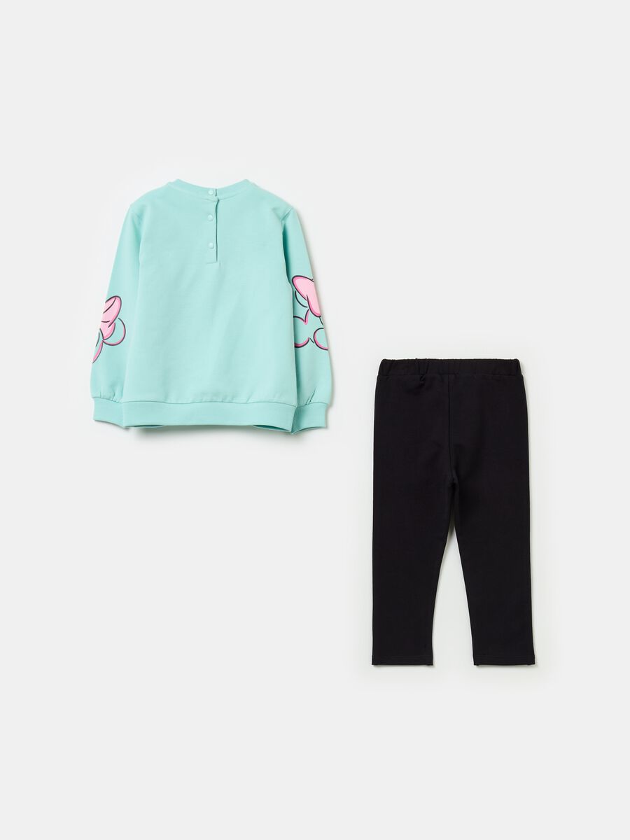 Fleece jogging set with Minnie Mouse print_1