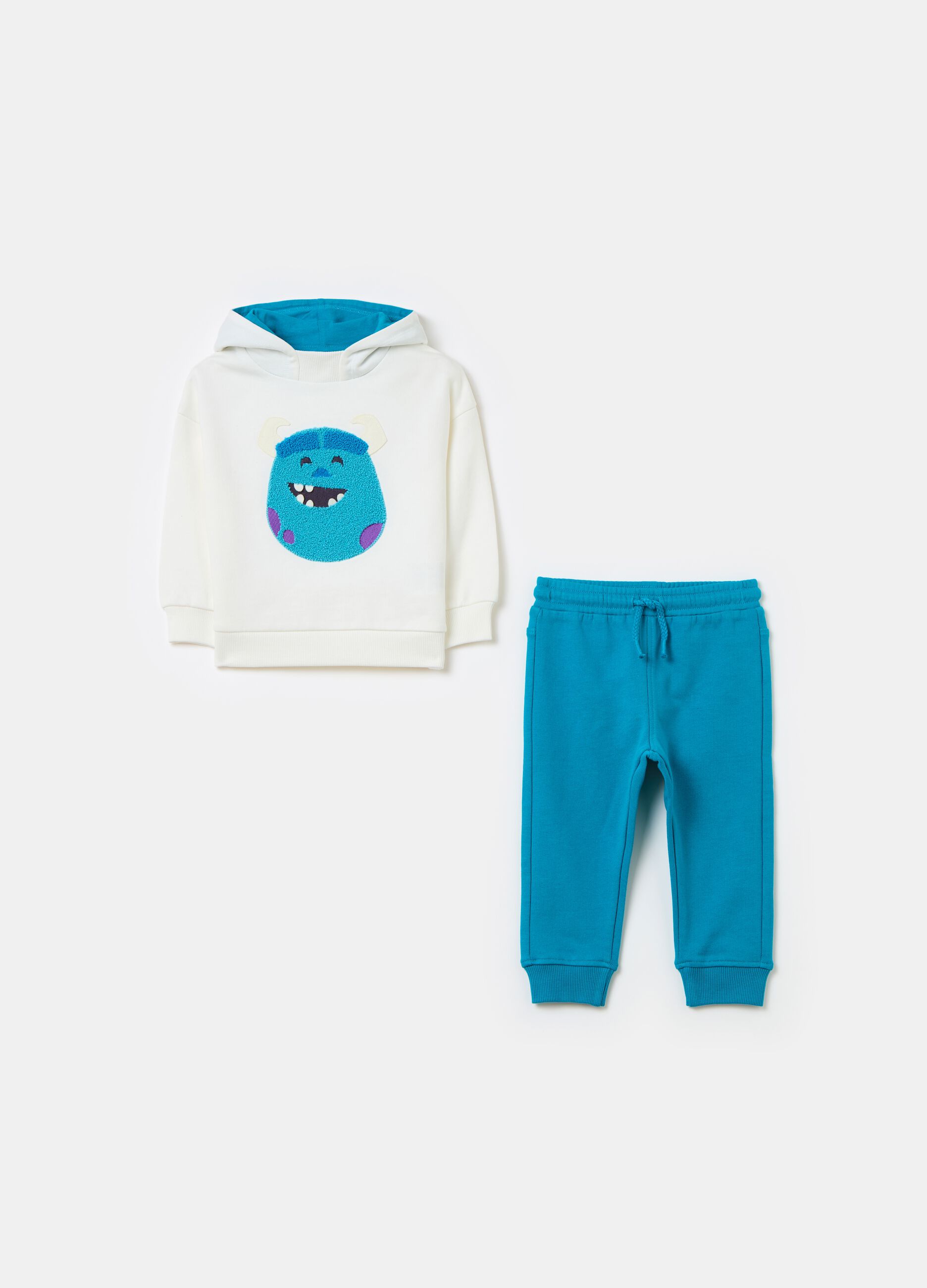 Fleece jogging set with Sullivan patch