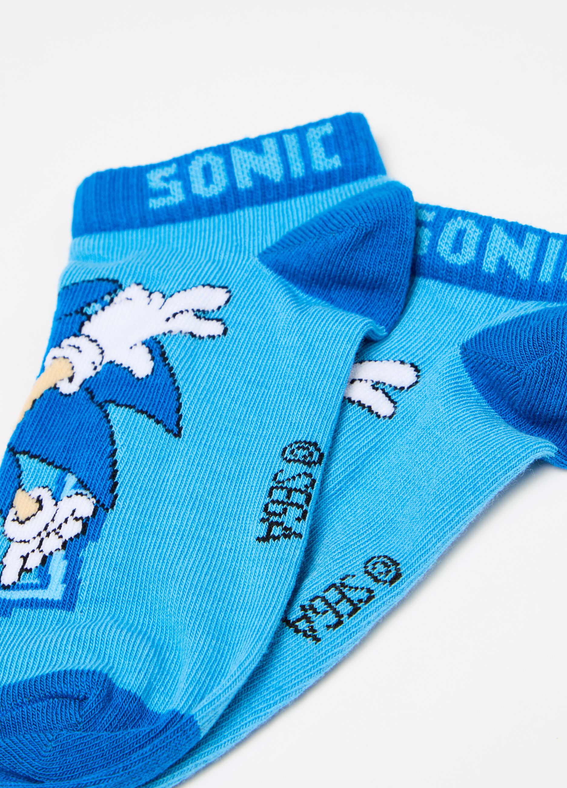 Bipack calze corte con disegno Sonic™