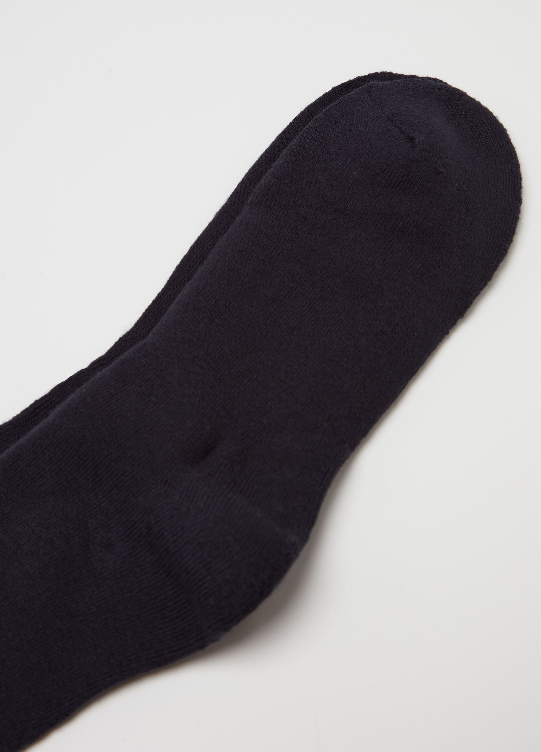 Two-pair pack short solid colour socks