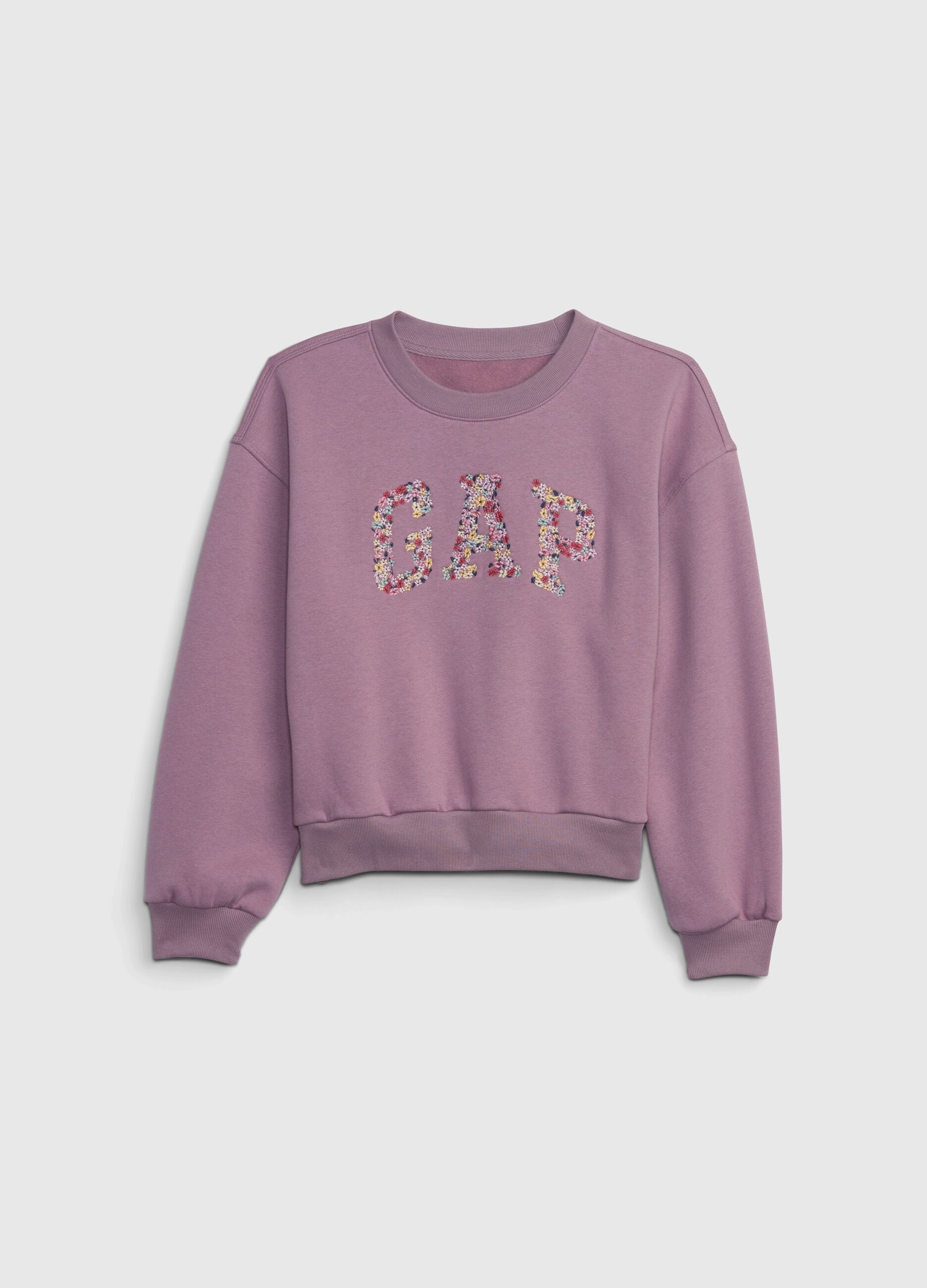 Sweatshirt with round neck