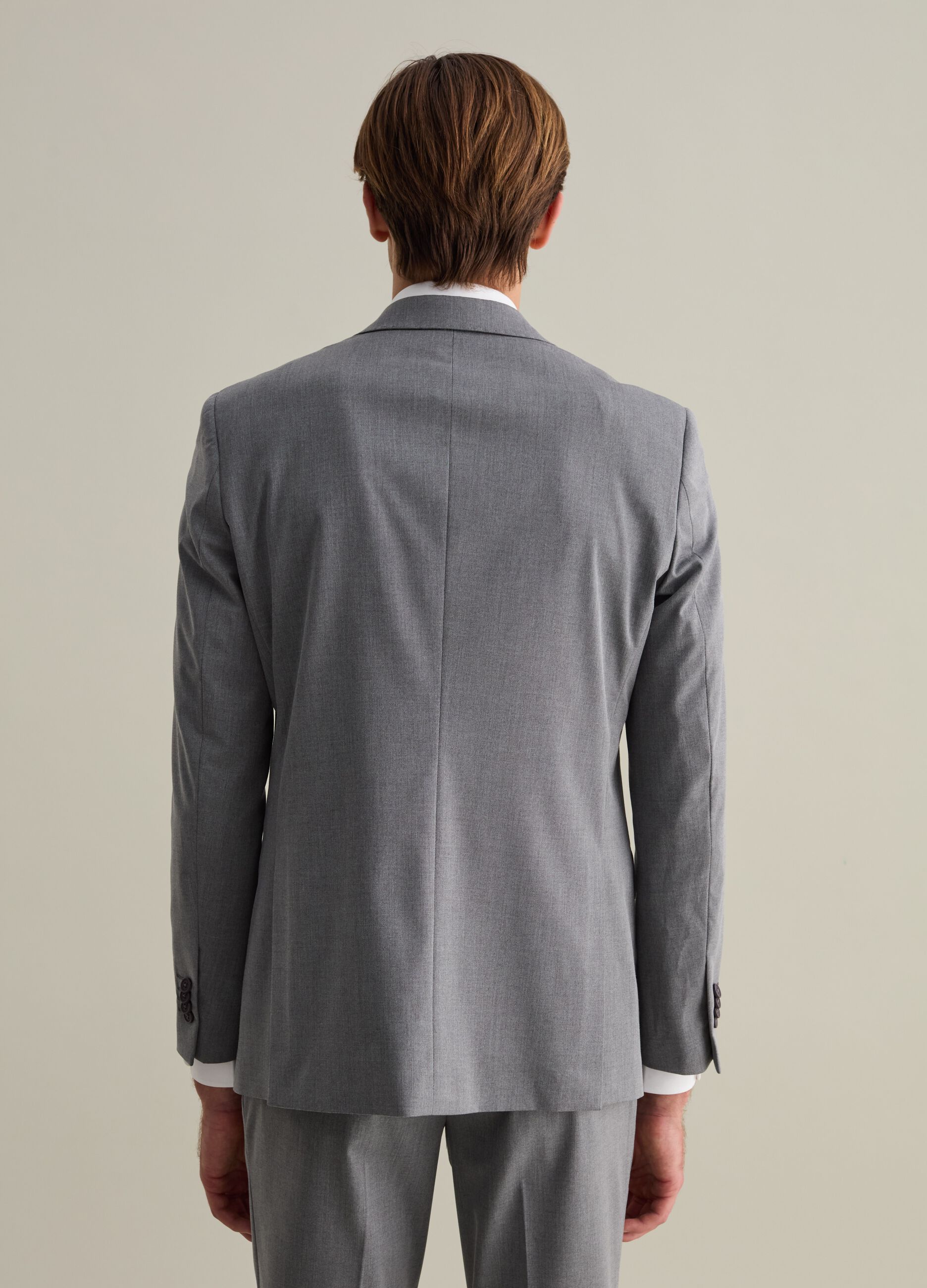 Slim-fit blazer in viscose blend