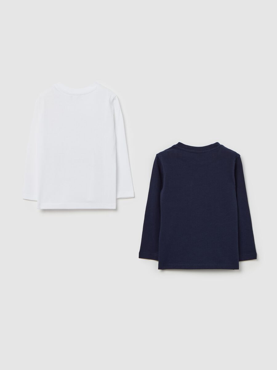 Two-pack long-sleeved T-shirt in cotton_1