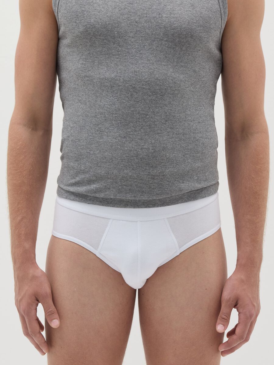 Three-pack briefs with external elastic_2