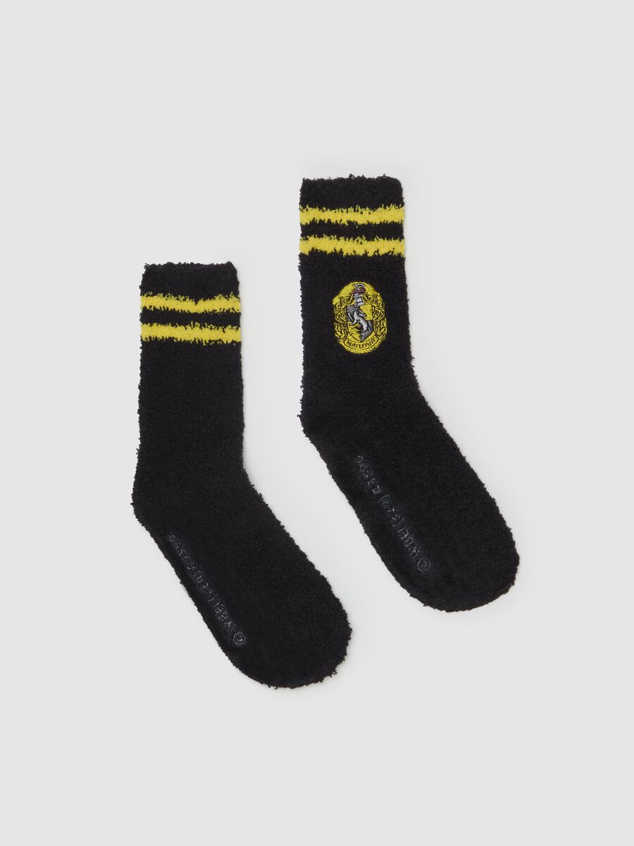 Midi slipper socks with Harry Potter embroidery_0