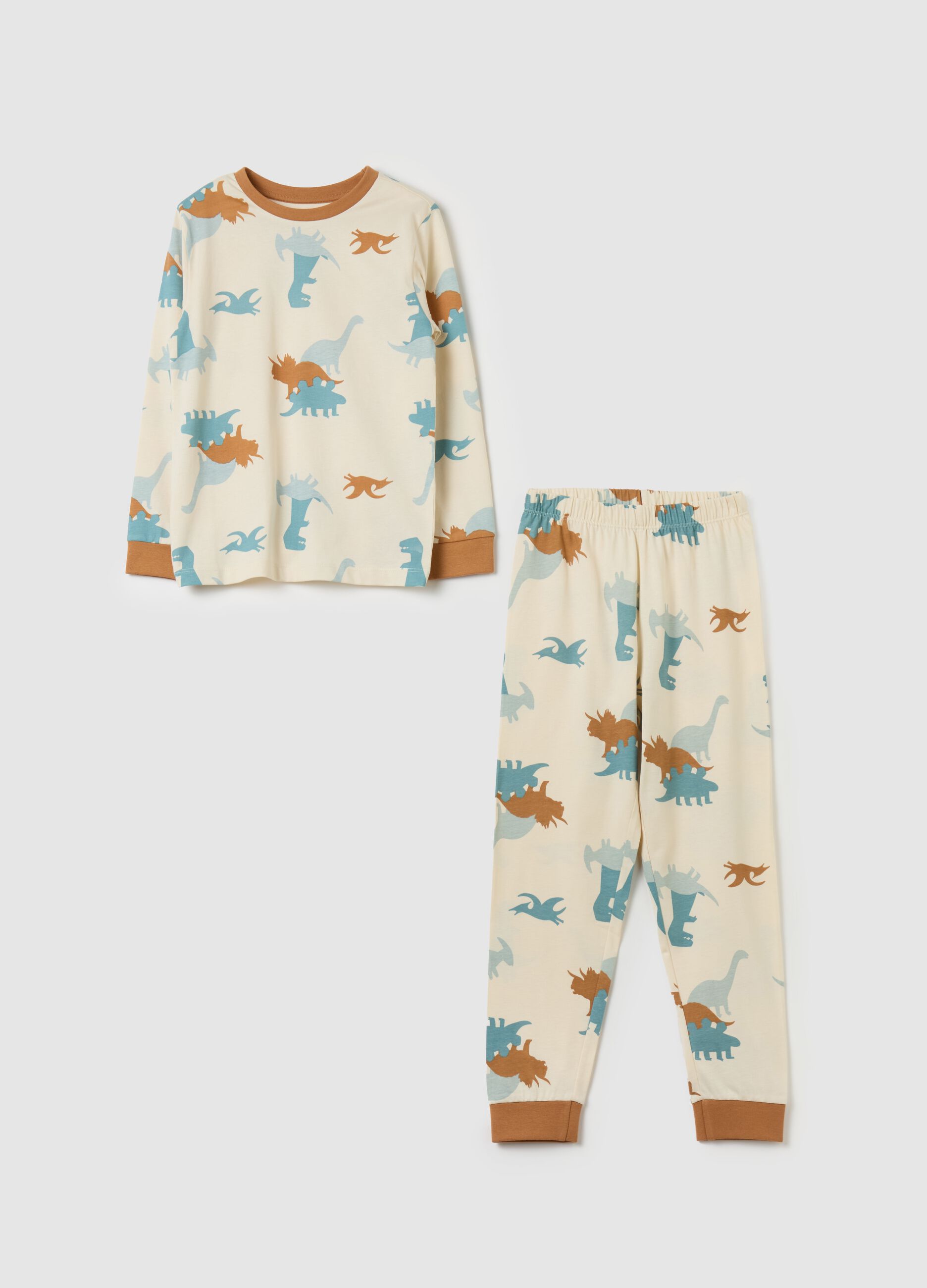 Organic cotton pyjamas with print