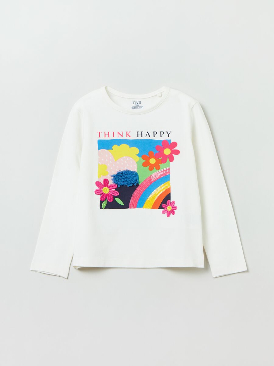 Long-sleeved, printed T-shirt_0