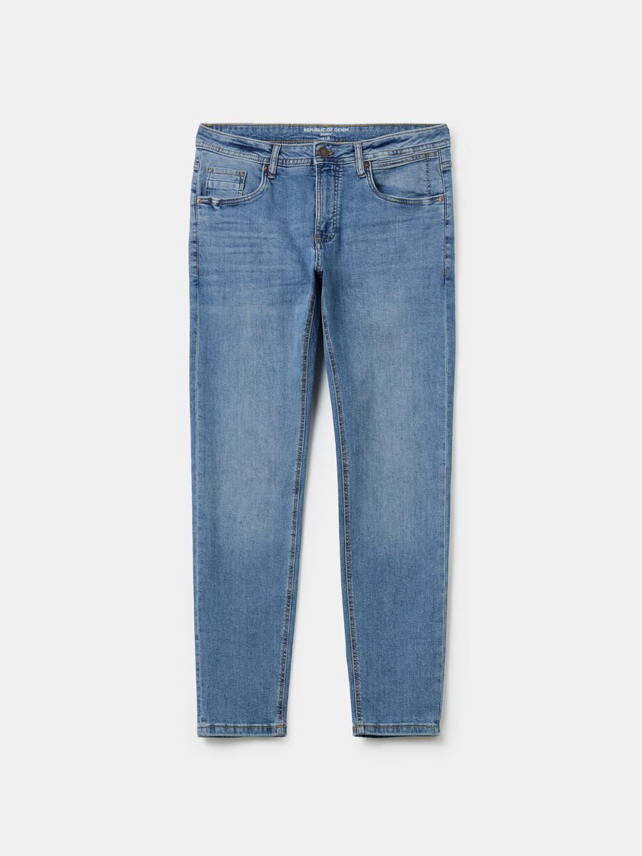 Skinny-fit jeans with fading_4