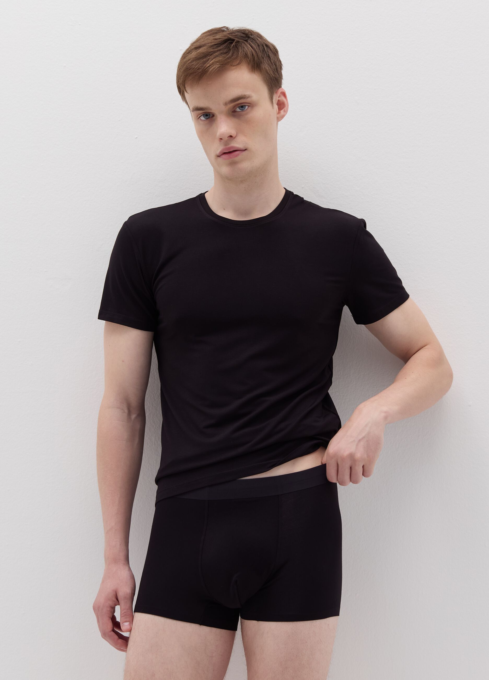 Boxer shorts in stretch modal