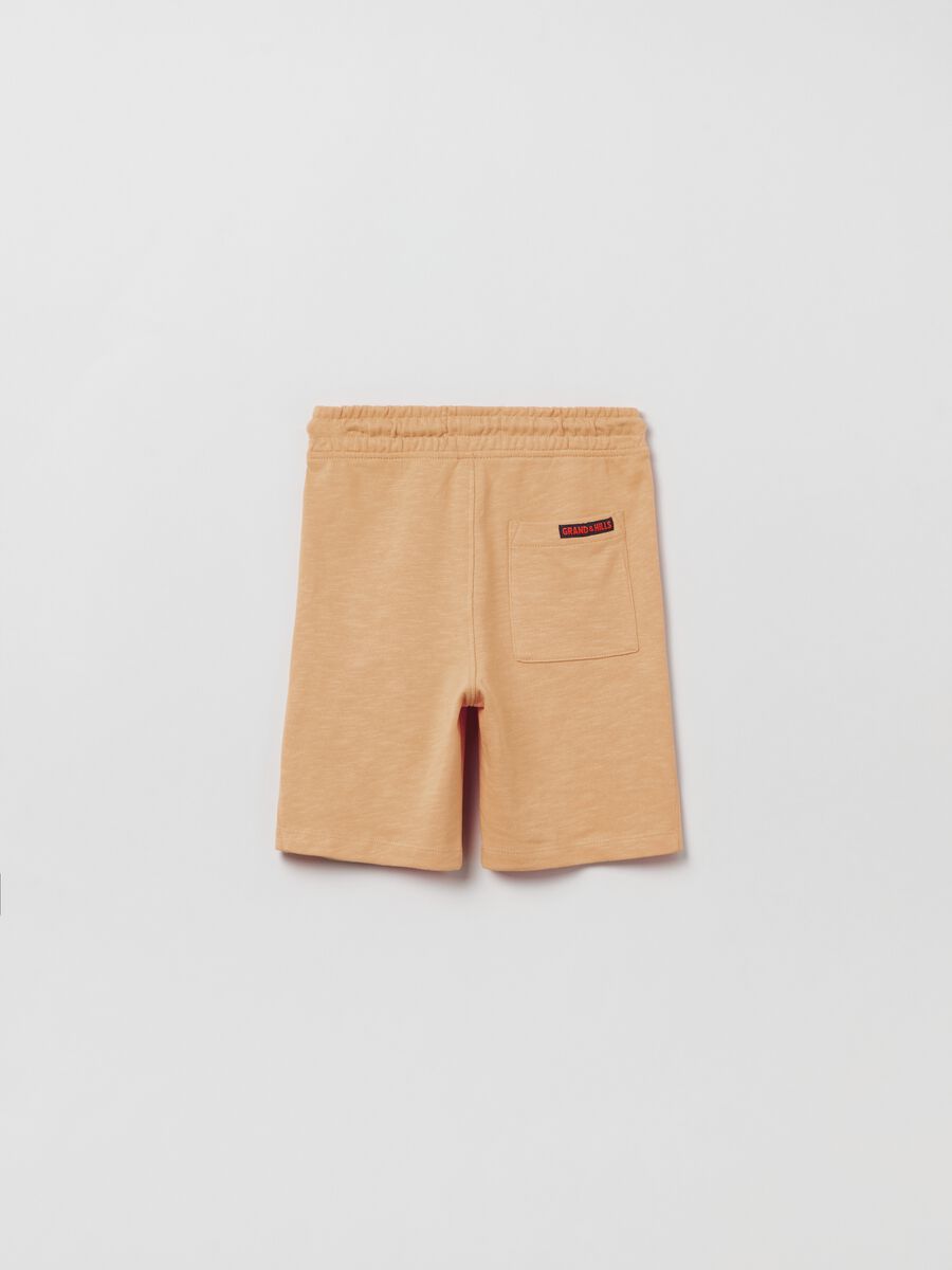 Grand&Hills plush shorts with drawstring_1