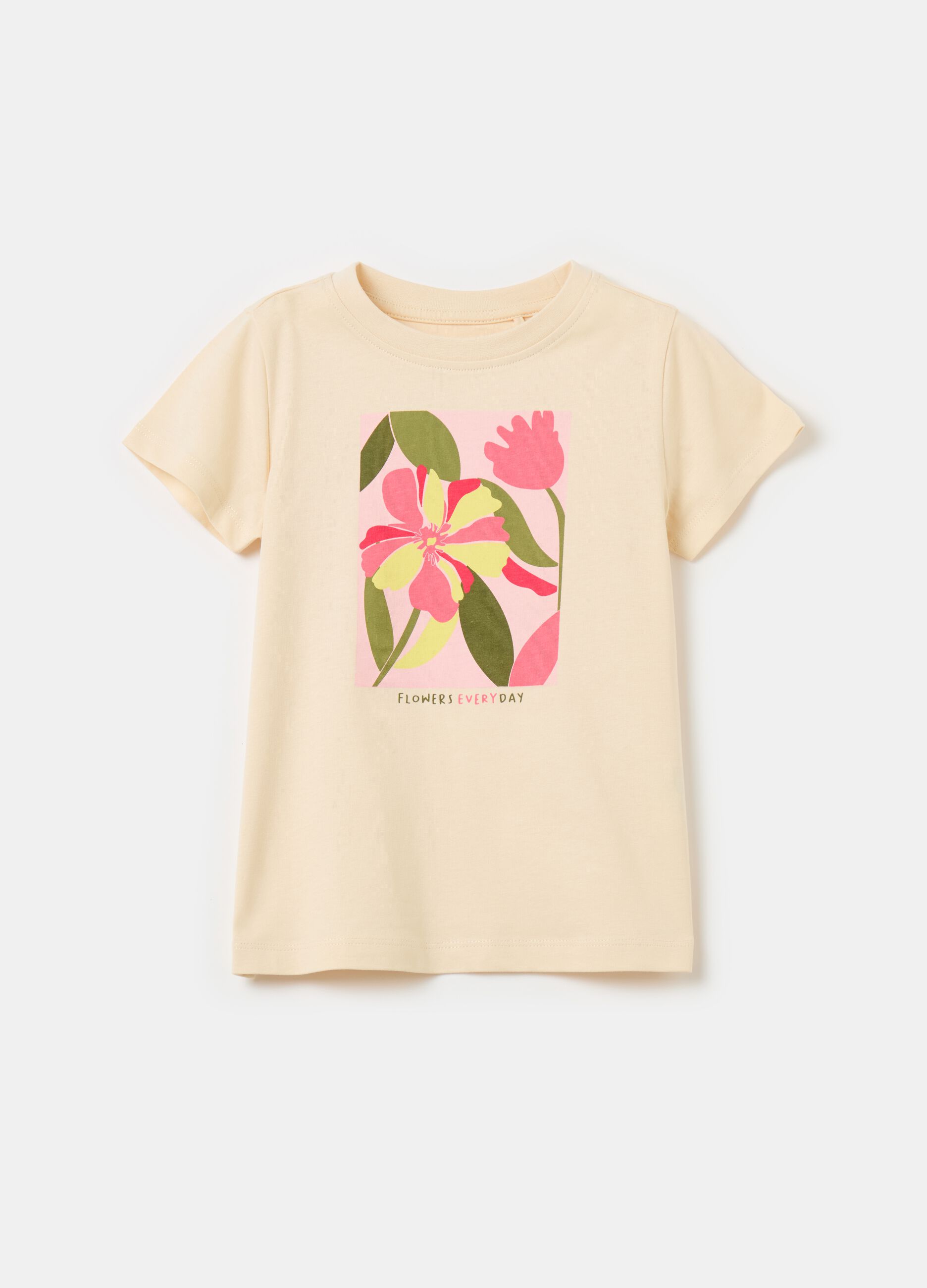 Printed cotton T-shirt