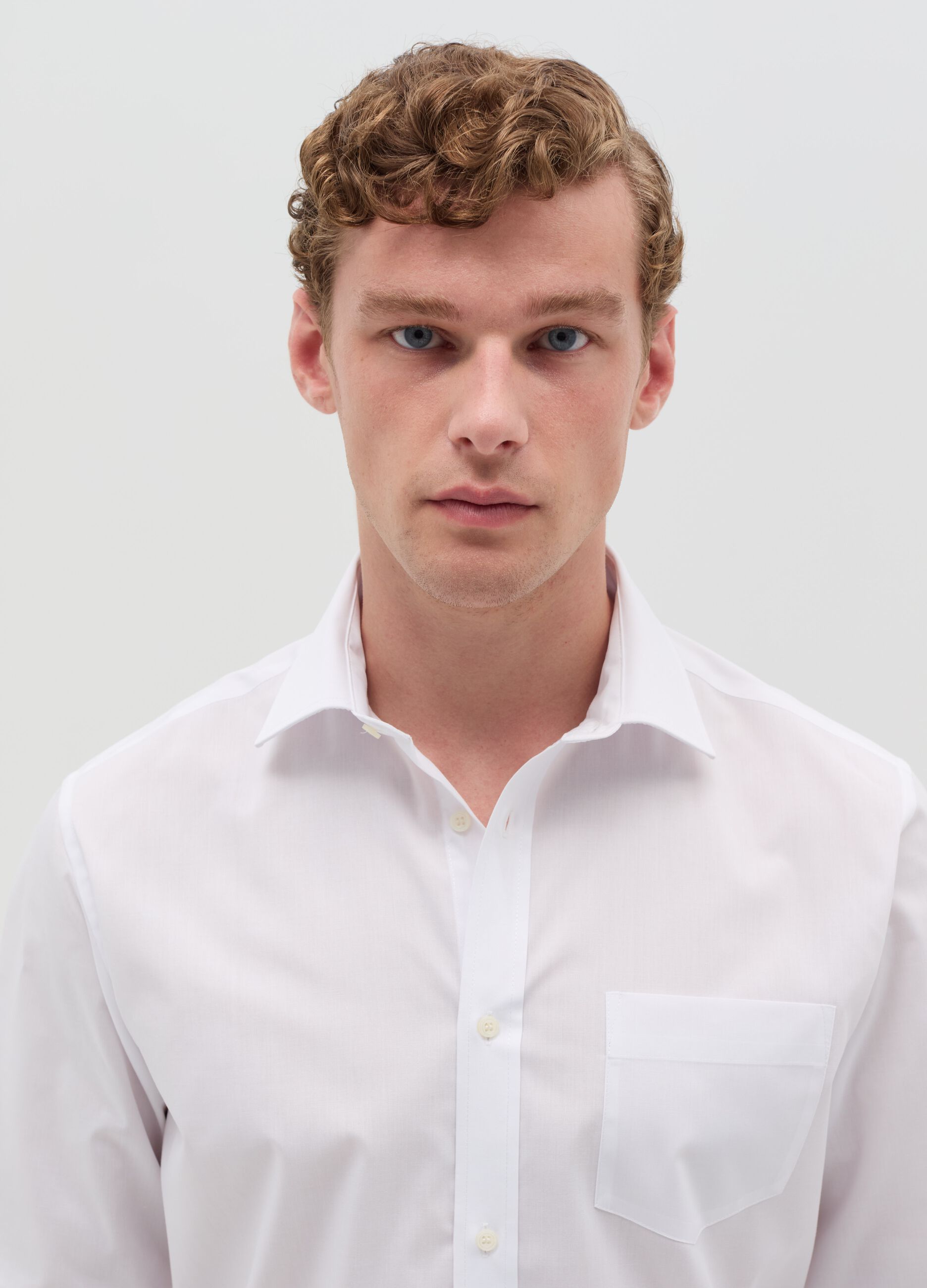 Regular-fit shirt with pocket