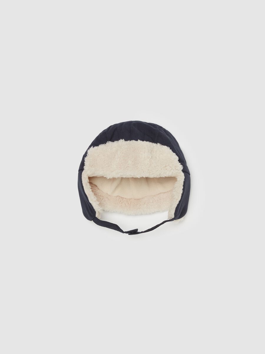 Aviator hat with sherpa lining_1