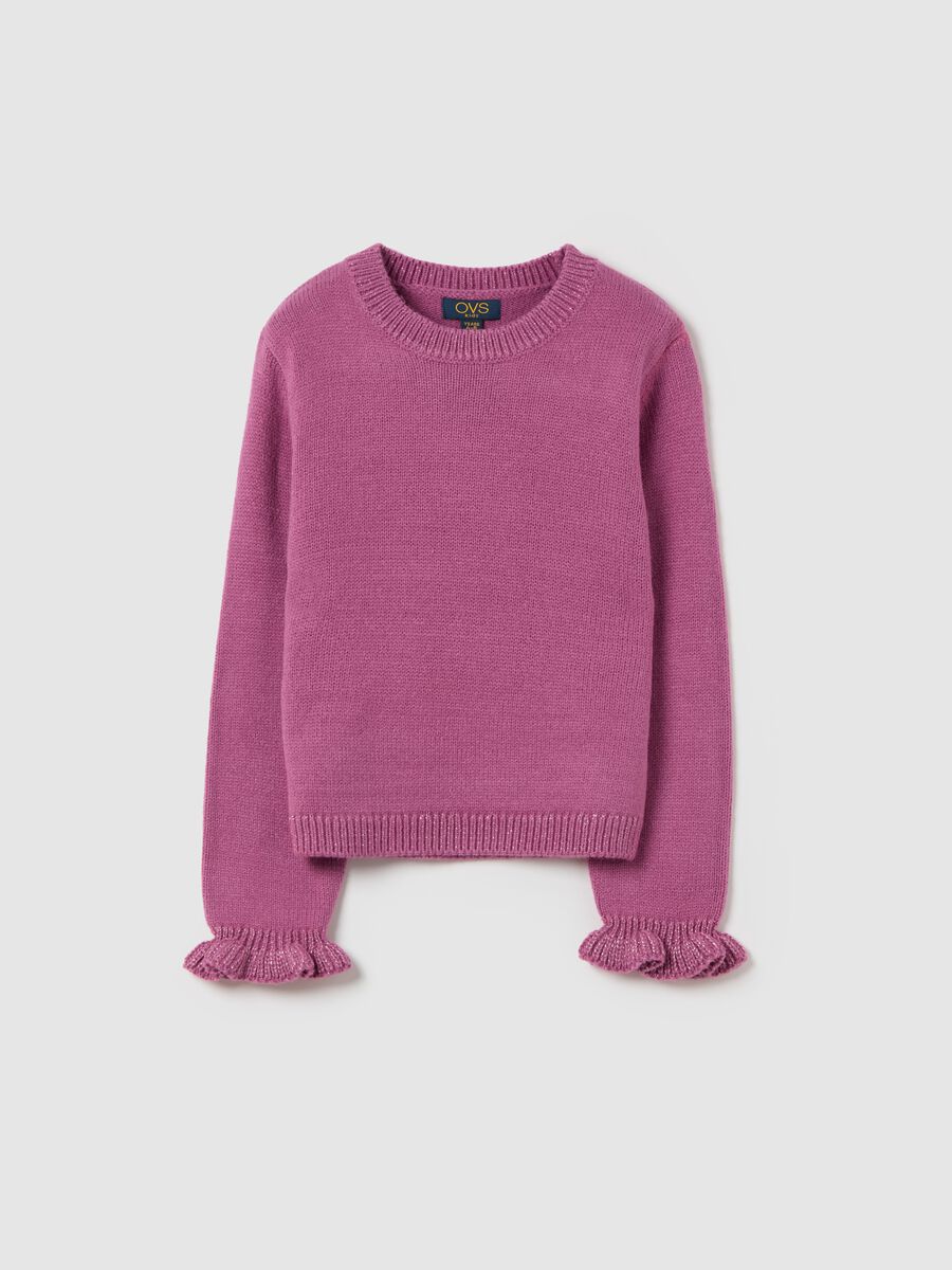 Knitted pullover with lurex_0