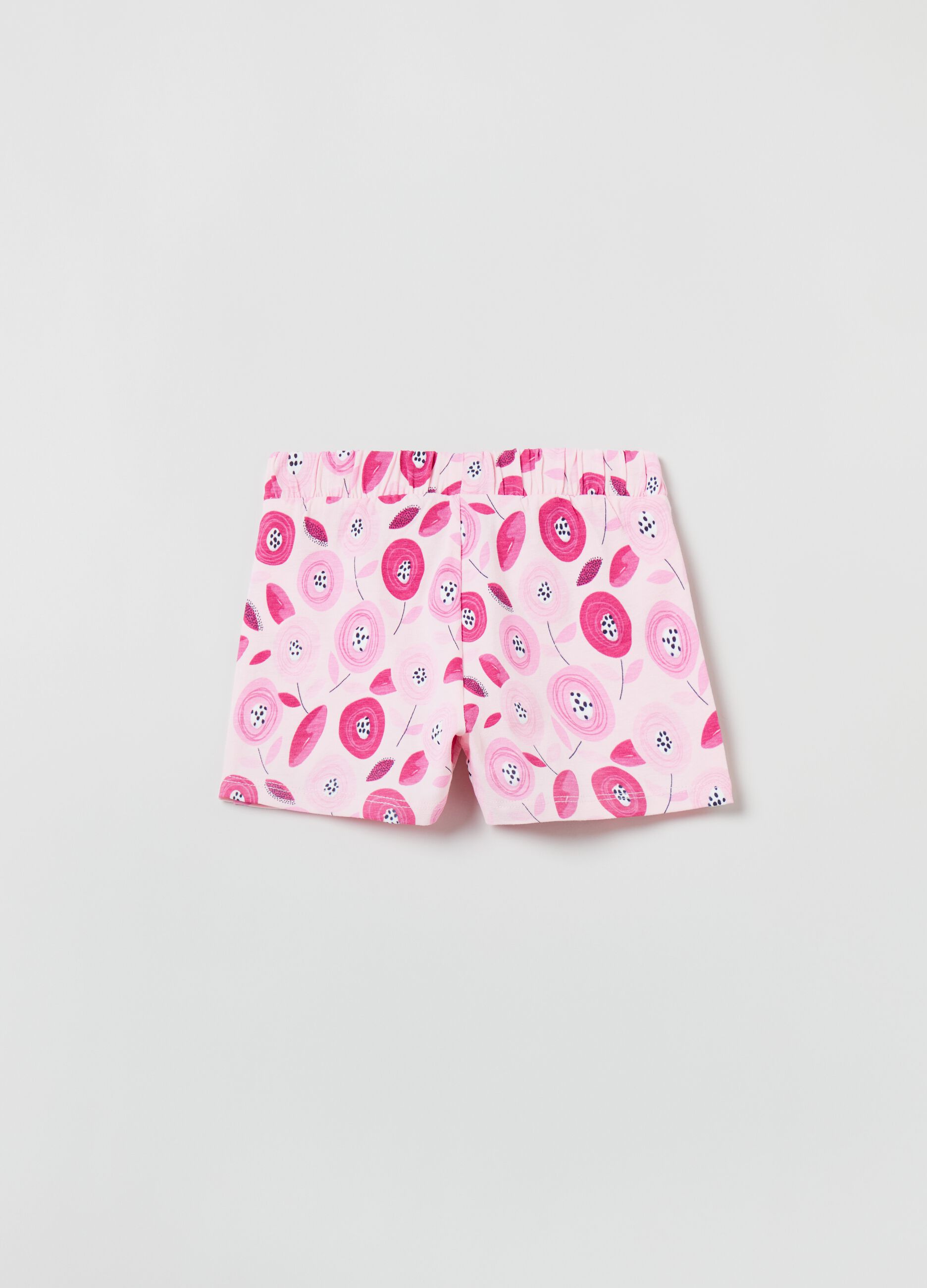 Jersey shorts with print