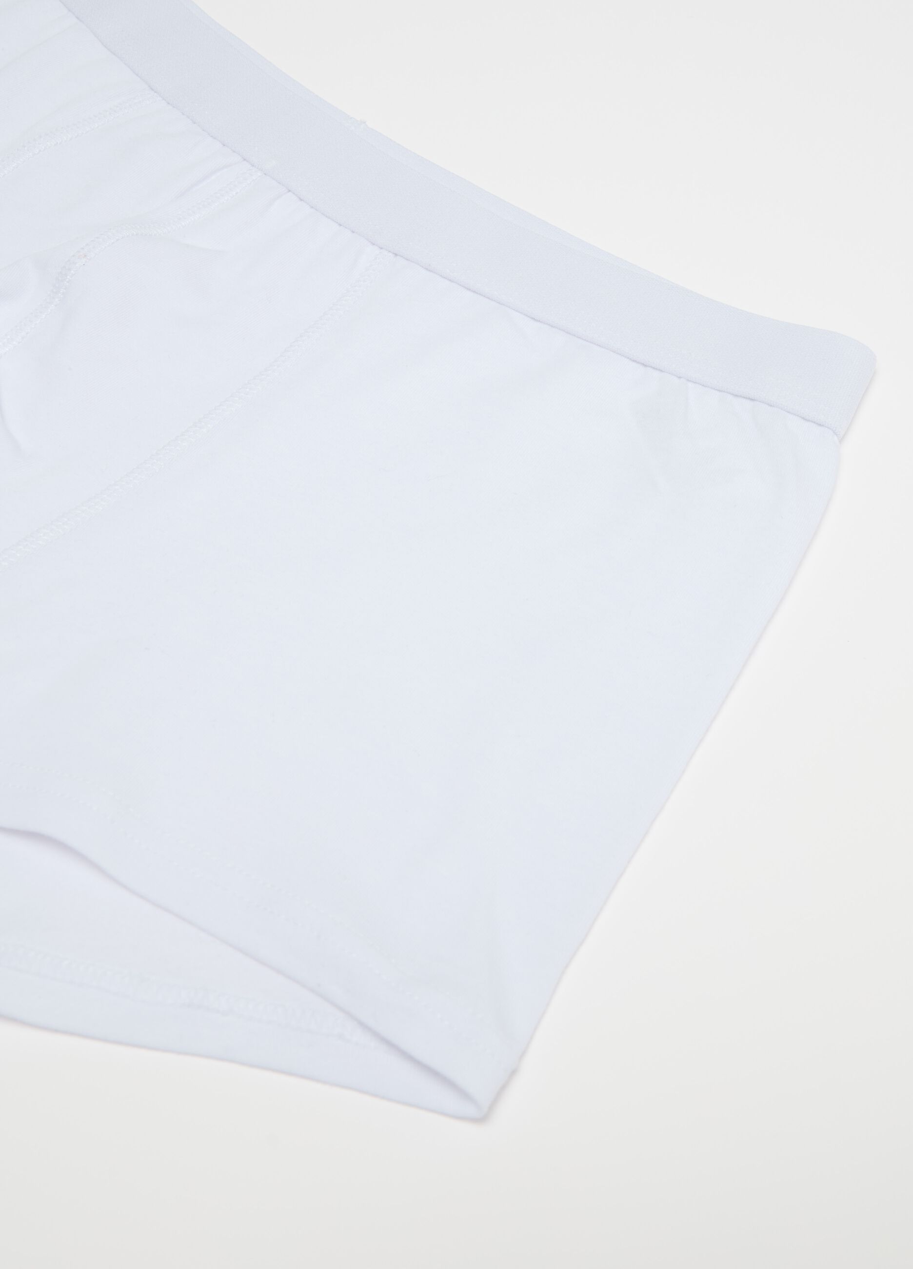 Five-pack boxer shorts with external elastic