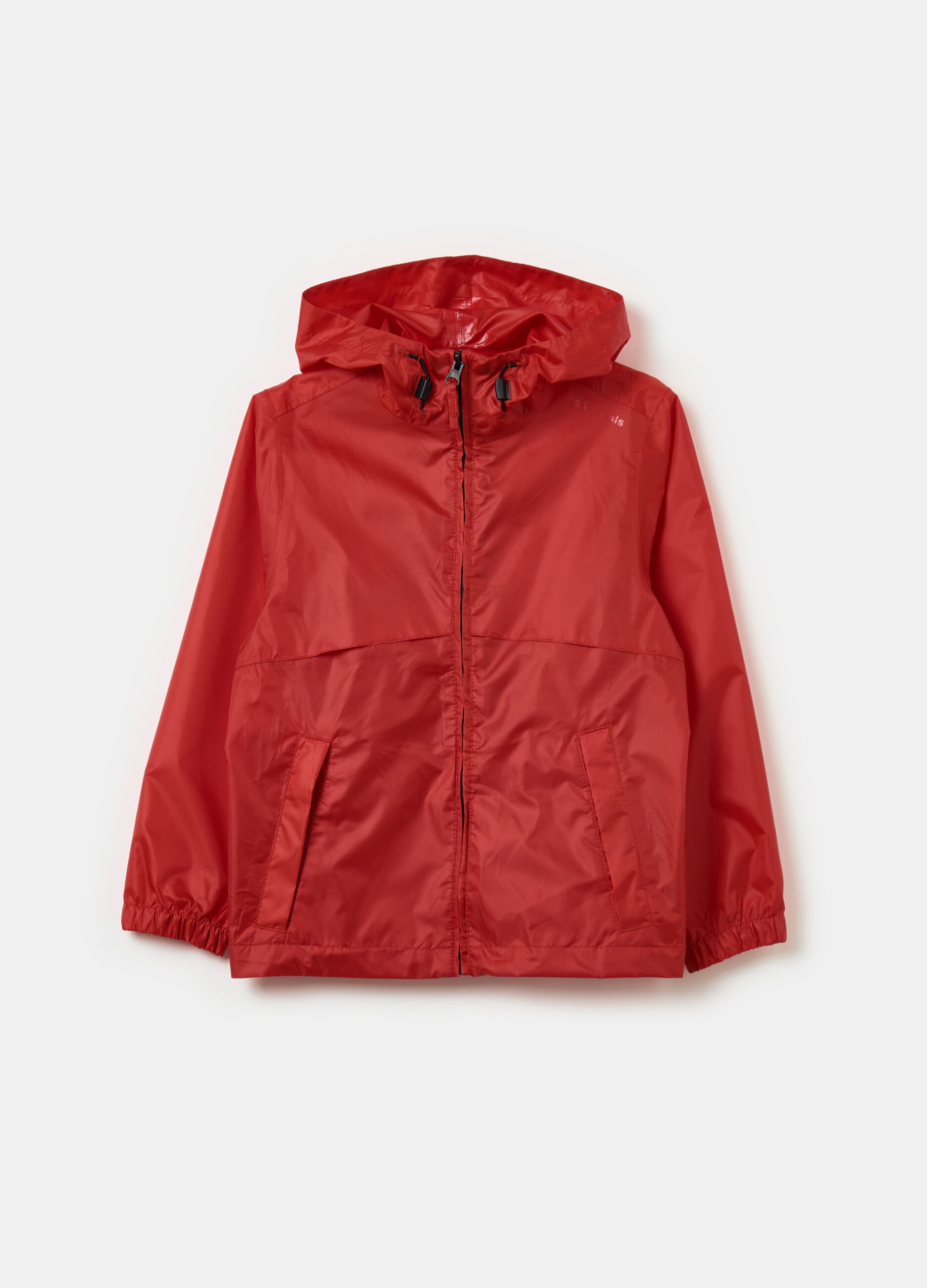 Essential waterproof jacket with hood