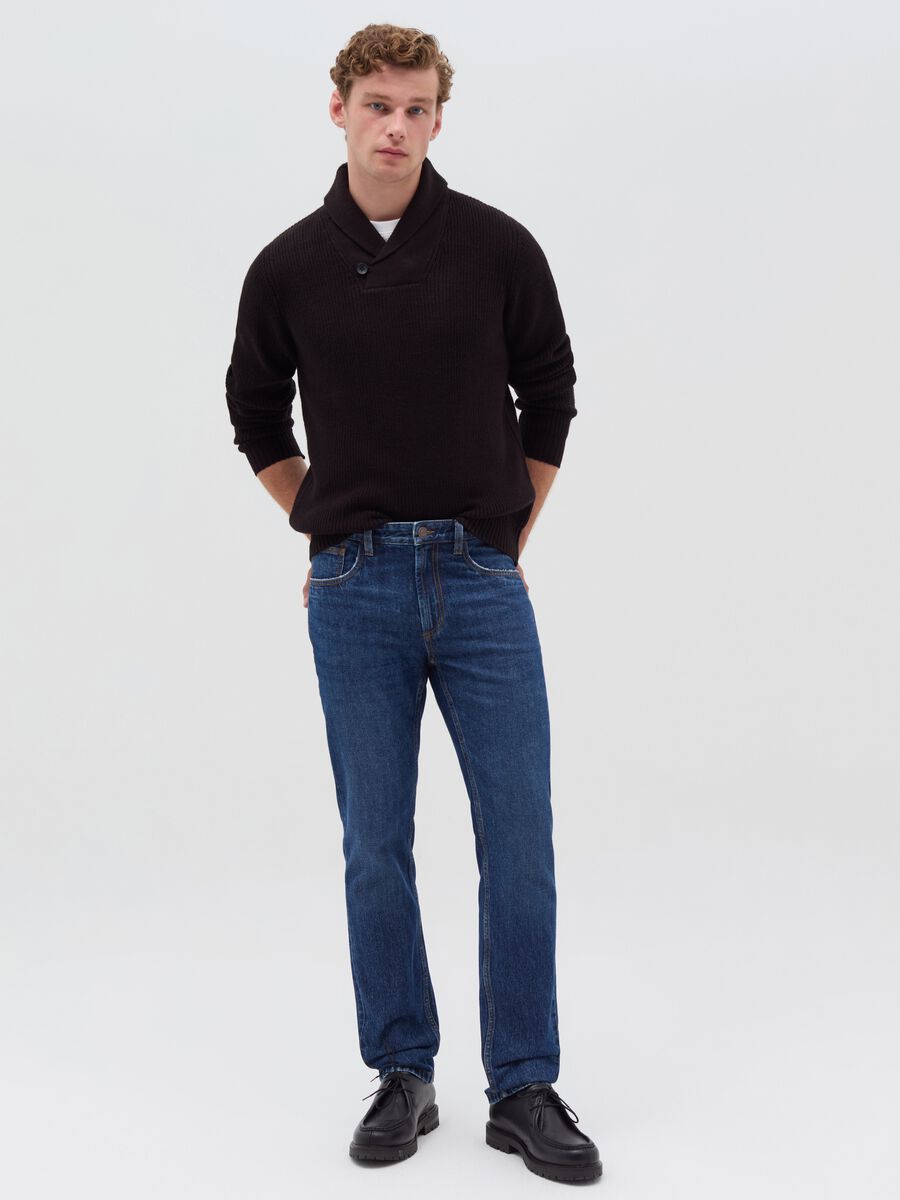 Pullover with shawl neck_1