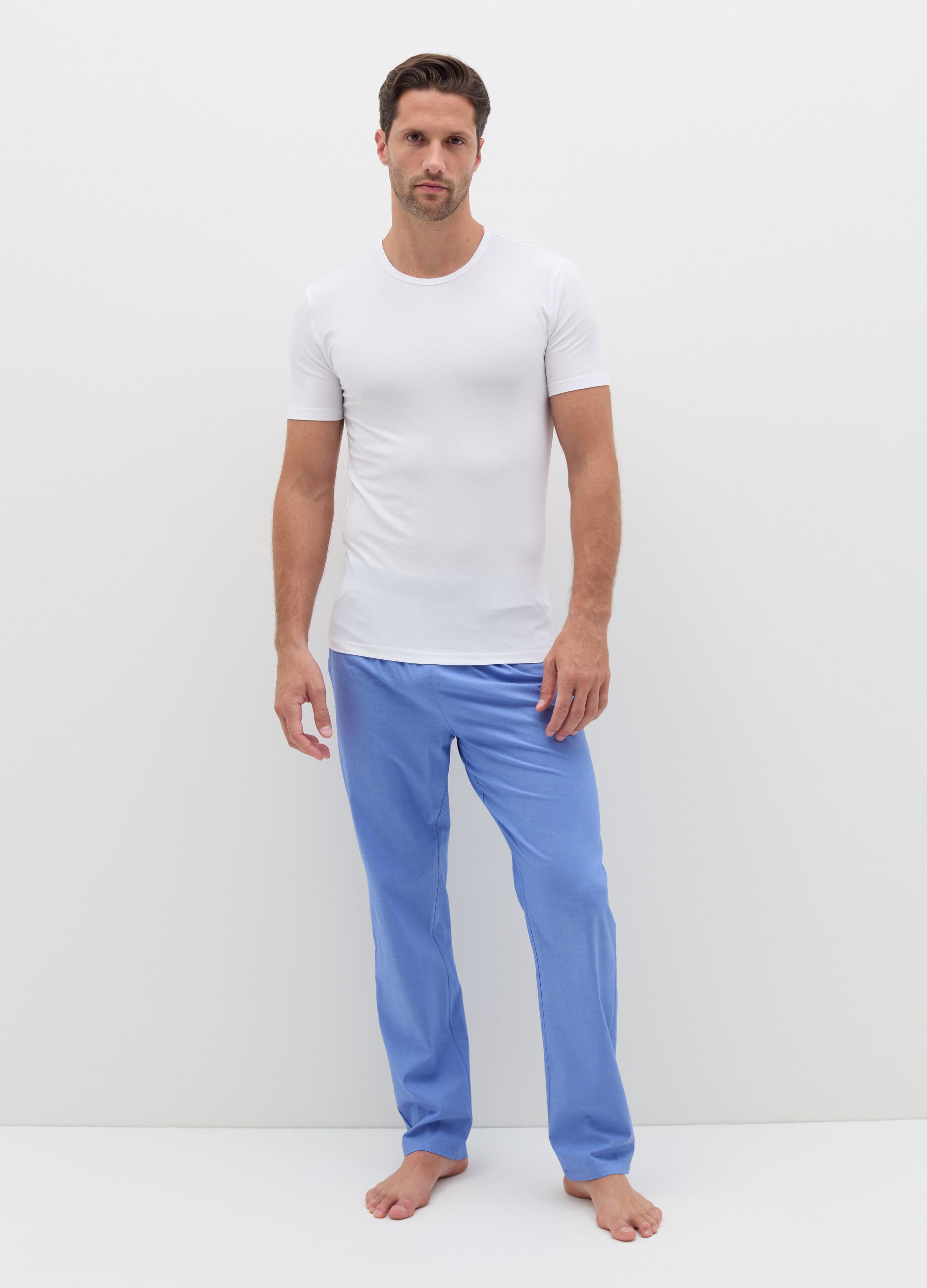 Two-pack organic cotton undershirts