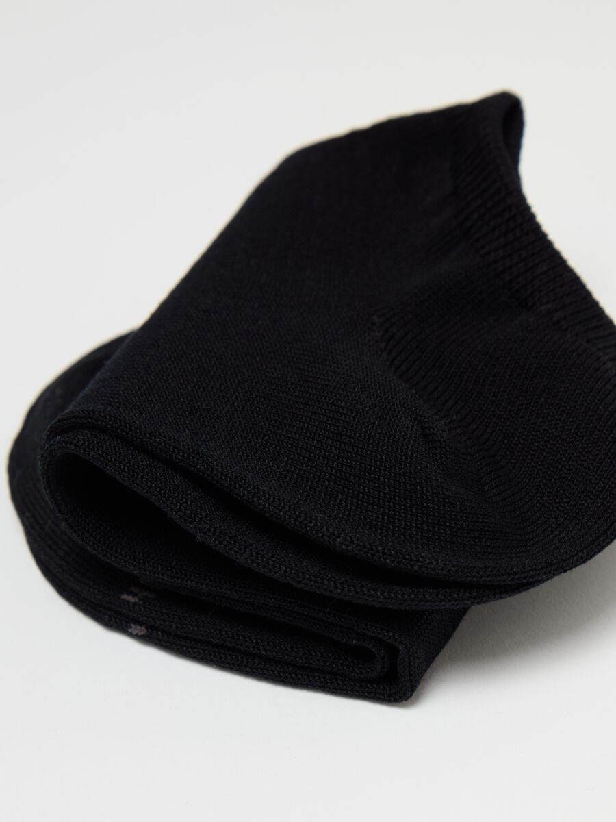 Two-pair pack ankle socks in organic cotton_2