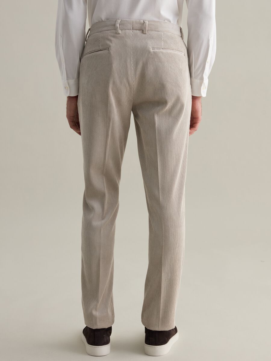 Pantalone regular fit in corduroy Contemporary_2